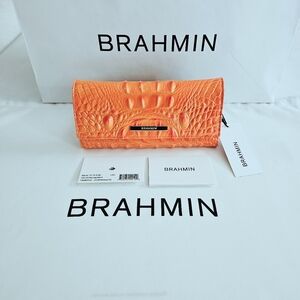 NWT Brahmin MANGO ORANGE Cordelia Wallet